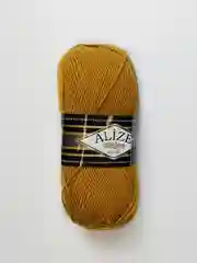 Горчичный пряжа Alize Superlana klasik (Ализе Суперлана классик)