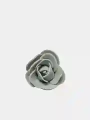 Серый меланж розы из фоамирана, диаметр 3 см - 3,5 см