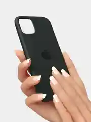 Черный чехол Silicone Case для iPhone 11,XR,7,8,SE,12,XS,X,8+,7+,6s,6,Pro,Max