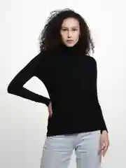 Черный водолазка женская