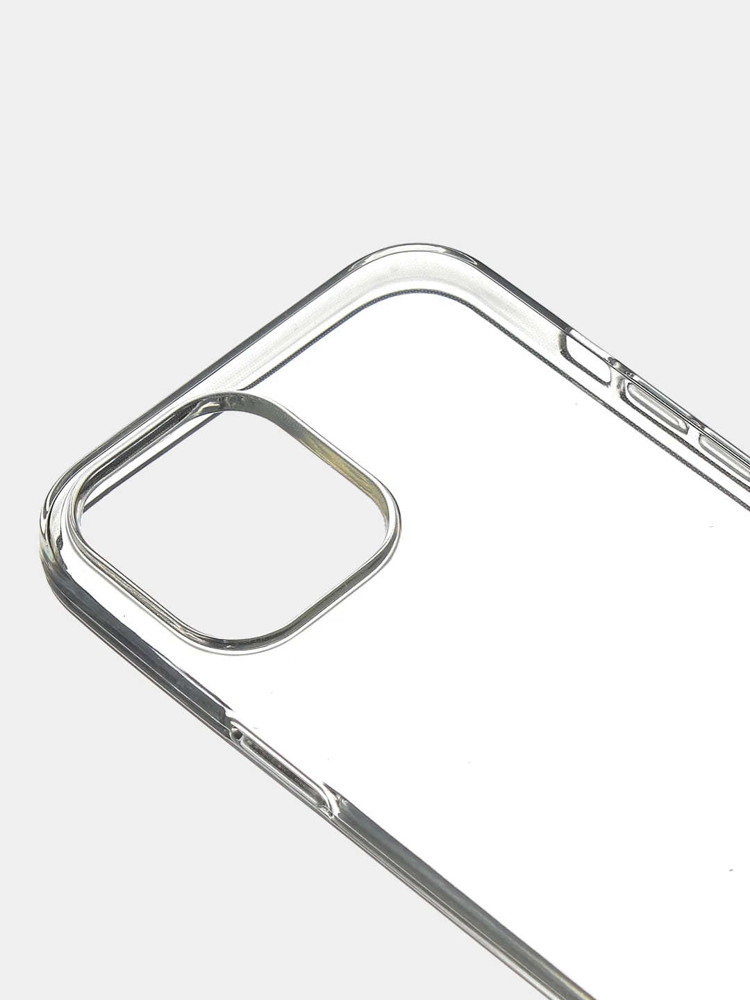 Чехол для iPhone 12 ProMax прозрачный силиконовый