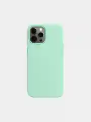 Мятный чехол силиконовый для iPhone Silicone Case Max 12, 12 Pro, 12 Pro Max
