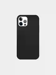 Черный чехол силиконовый для iPhone Silicone Case Max 12, 12 Pro, 12 Pro Max