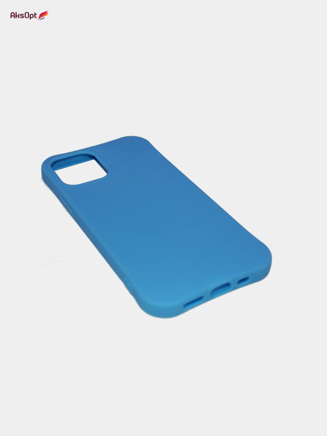 Голубой чехол силиконовый Цветной для IPhone 11/XR/12 PRO