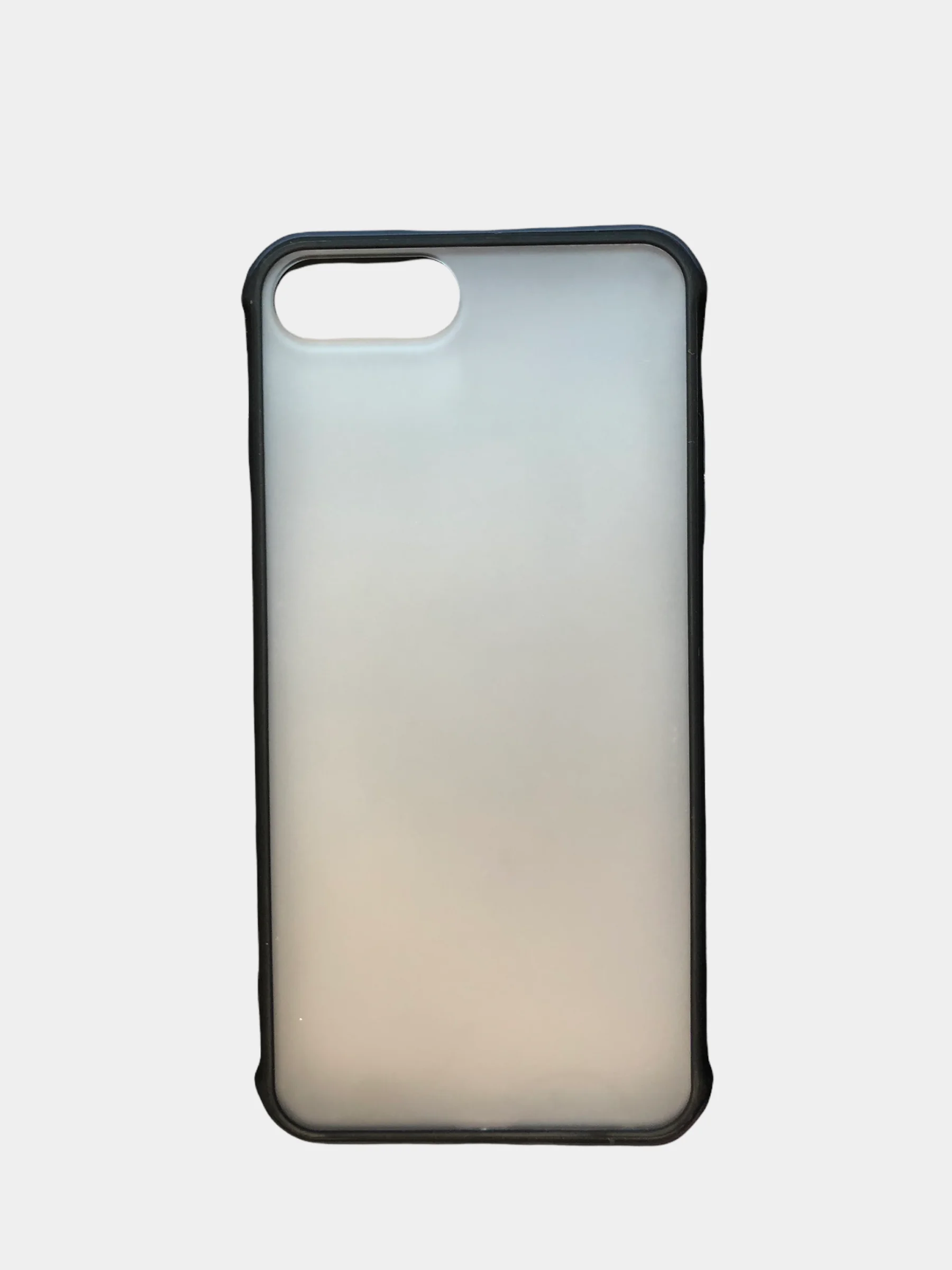 Чехол матовый для iPhone, полупрозрачный