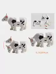 Белый игрушки животные