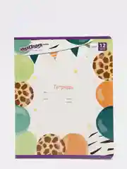 Тетрадь в линейку "Африка", 12 л, Юнландия, картонная обложка