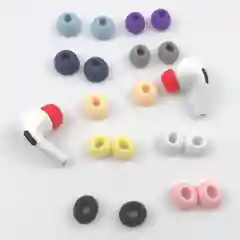 Белый амбушюры для Airpods Pro, размер M, силиконовые
