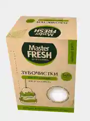 Эко зубочистки Master Fresh 500 шт в индивидуальной упаковке