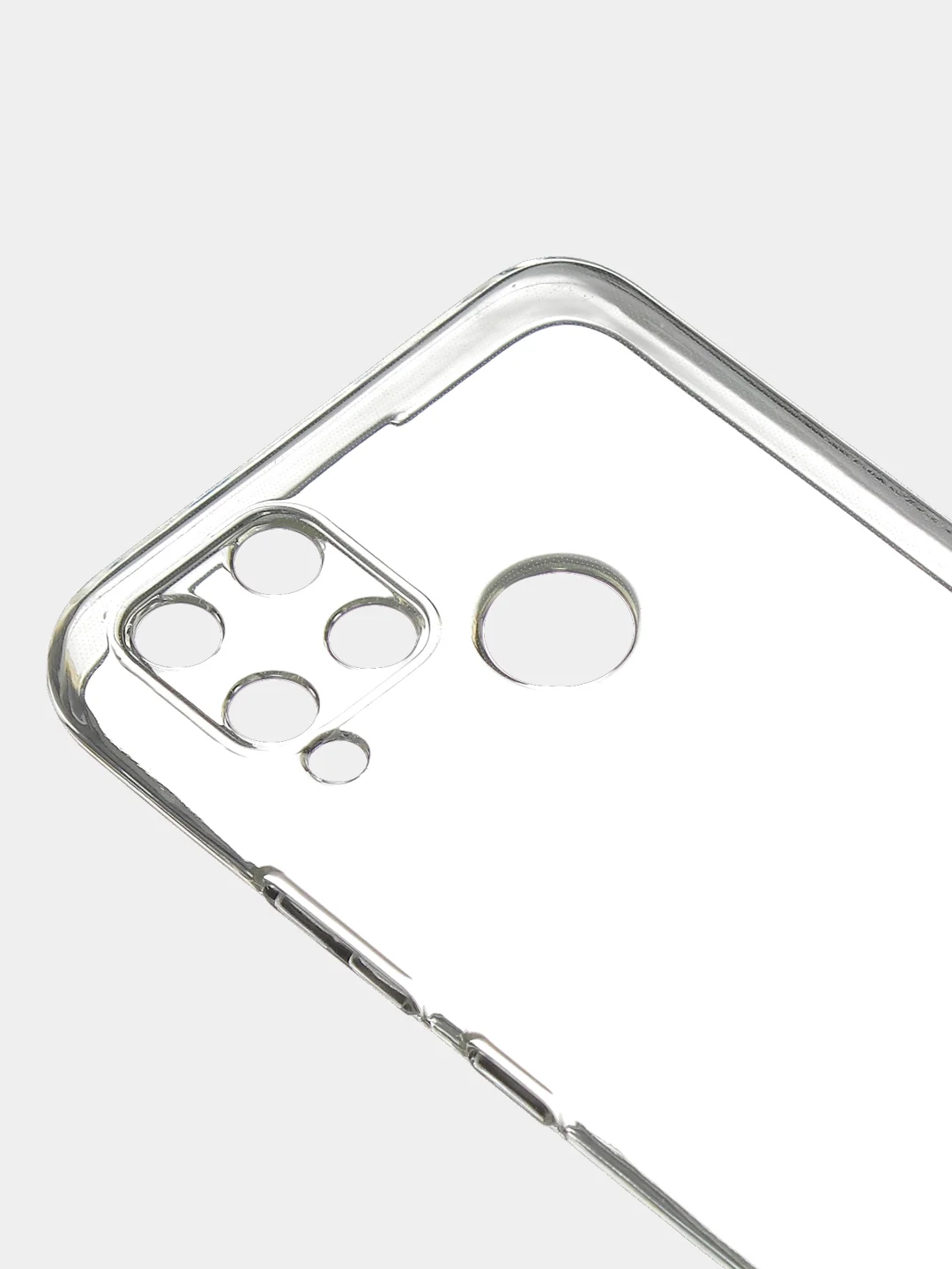 Чехол для Realme C12 / Realme C15 / Realme C25 / Realme C25s прозрачный силиконовый