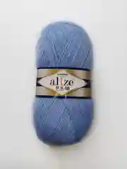 Голубой пряжа Alize Angora Real 40 (Ализе Ангора Реал 40)