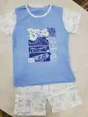 Светло-синий пижама детская