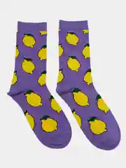 Сиреневый носки высокие "Fruit & Food"