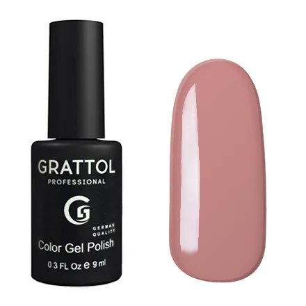 Пудровый гель лак Grattol № 046 Color Gel Polish Antique Rose