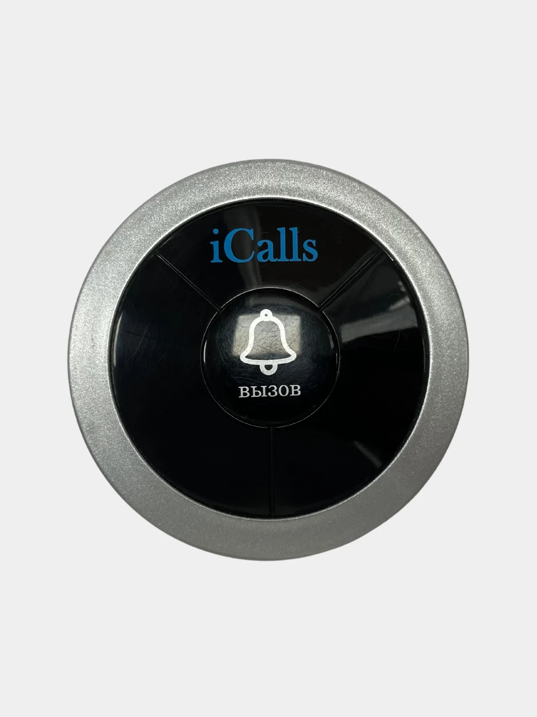 Серебряный система вызова персонала. Часы iCalls 6600, кнопка вызова iCalls 310 (5 шт)
