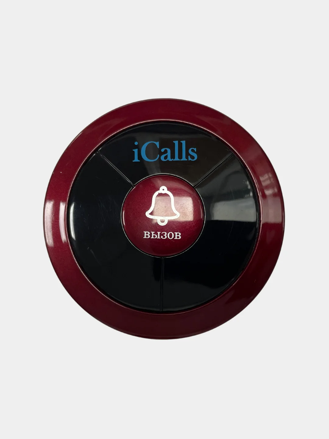 Красный система вызова персонала. Часы iCalls 6600, кнопка вызова iCalls 310 (5 шт)