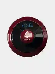 Красный система вызова персонала. Часы iCalls 6600, кнопка вызова iCalls 310 (5 шт)