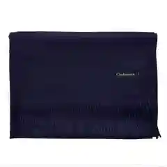 Синий платок кашемировый