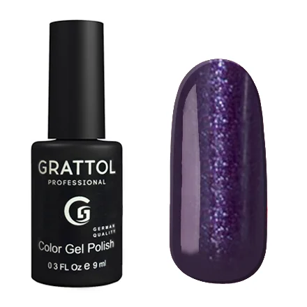 Гель лак Grattol № 091 Color Gel Polish Shining Purple