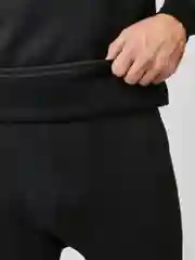 Черный термобелье мужское, с начесом