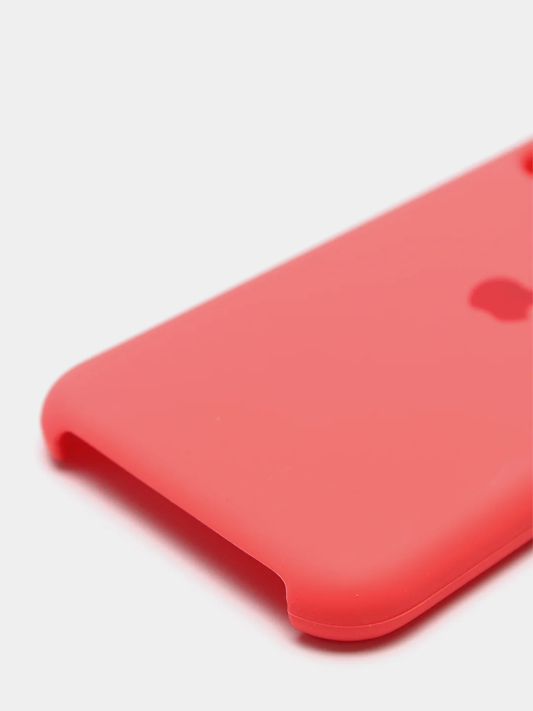 Коралловый чехол Silicone Case для iPhone 11, с открытым низом