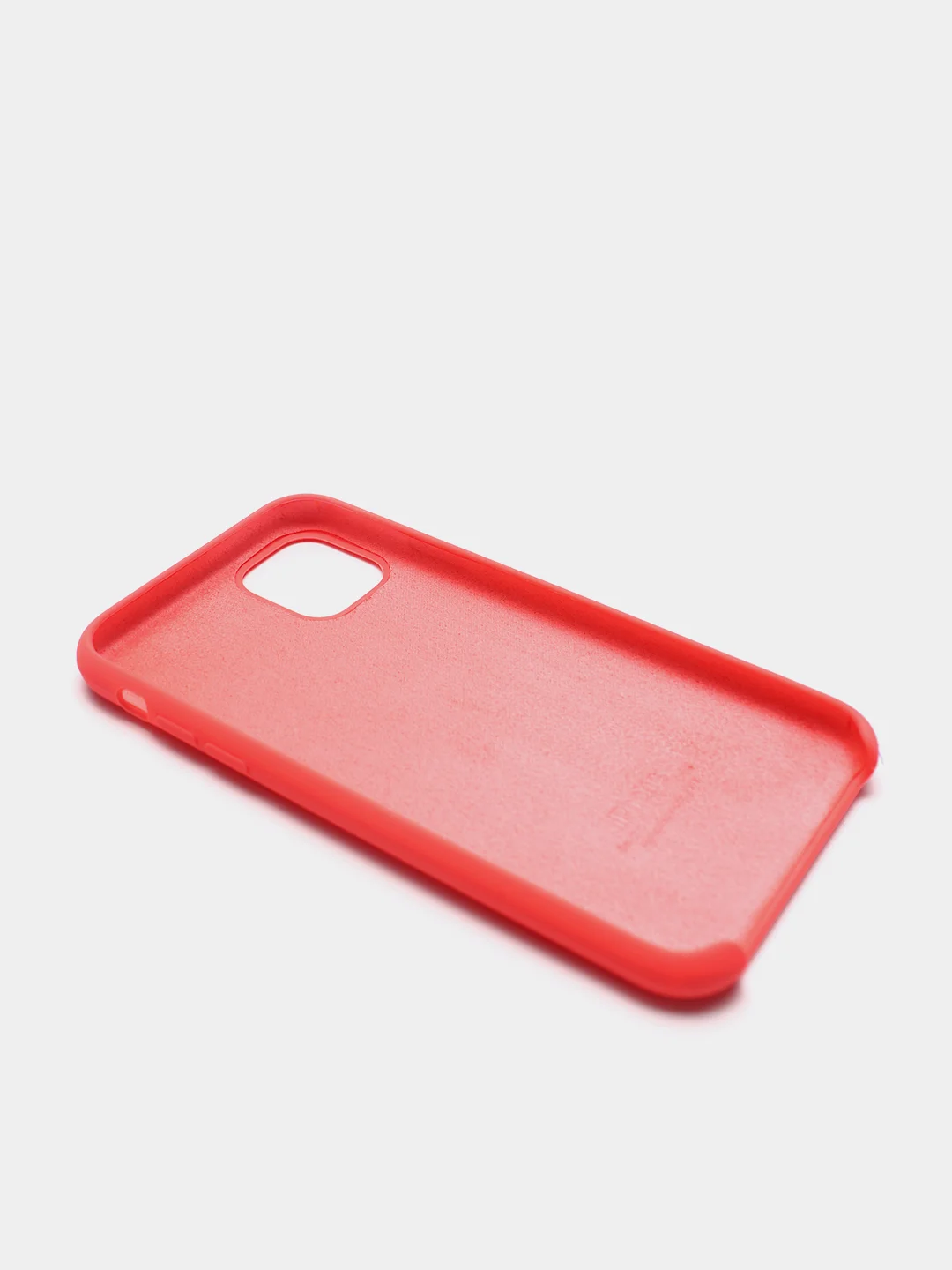 Коралловый чехол Silicone Case для iPhone 11, с открытым низом