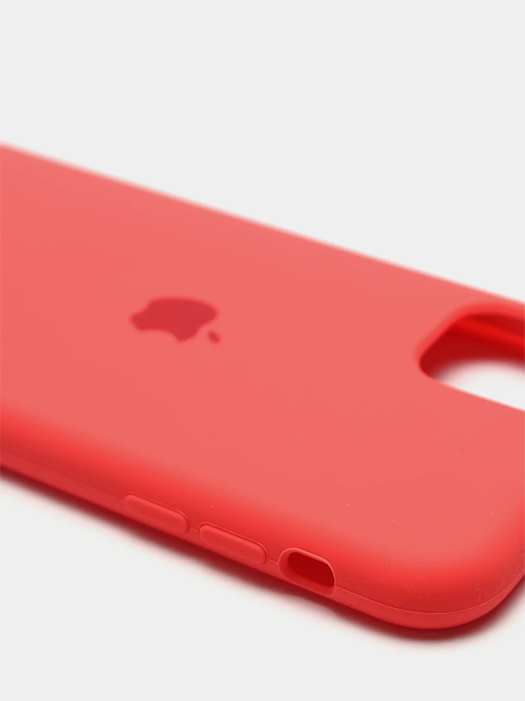 Коралловый чехол Silicone Case для iPhone 11, с открытым низом