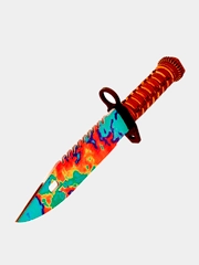 Штык-нож игрушечный CSGO (КСГО) М9 "Поверхностная закалка", деревянный, лак