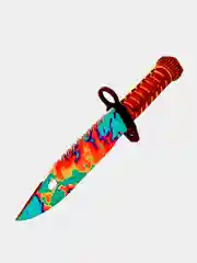 Штык-нож игрушечный CSGO (КСГО) М9 "Поверхностная закалка", деревянный, лак