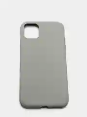 Серый меланж силиконовый чехол на iPhone 11 Pro Max