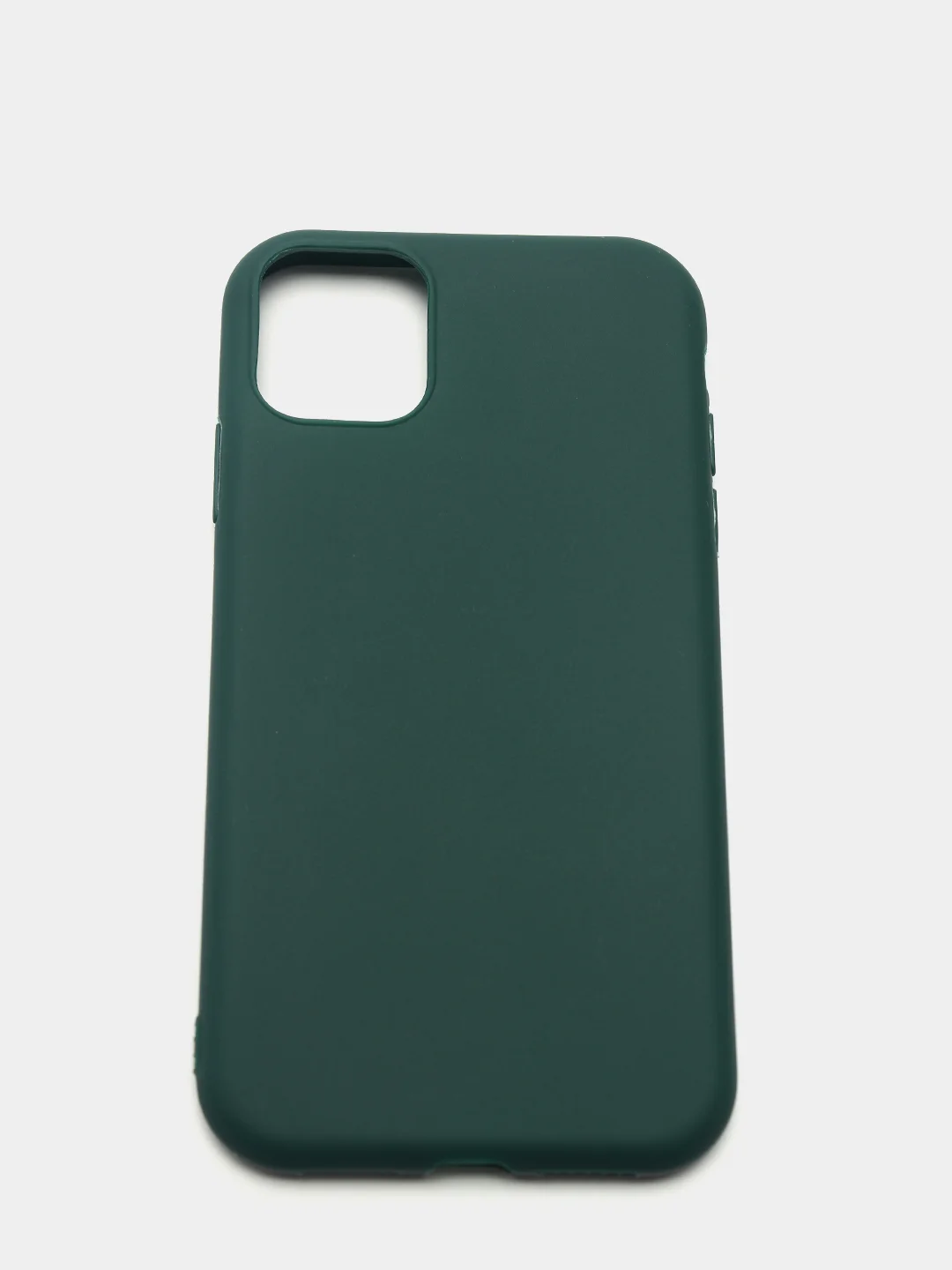 Зеленый силиконовый чехол на iPhone 11 Pro Max
