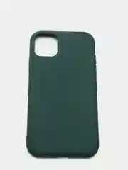 Зеленый силиконовый чехол на iPhone 11 Pro Max