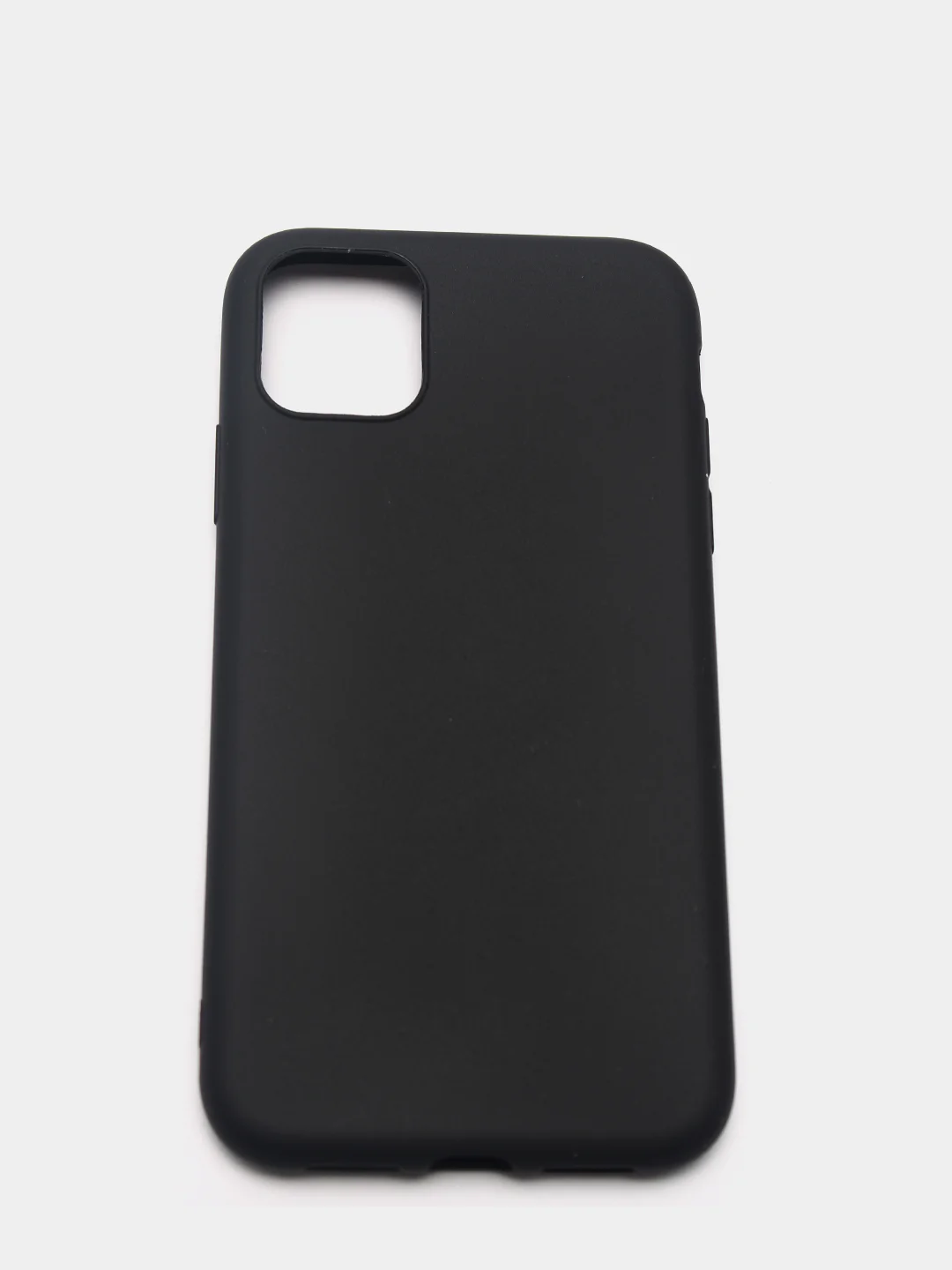Черный силиконовый чехол на iPhone 11 Pro Max