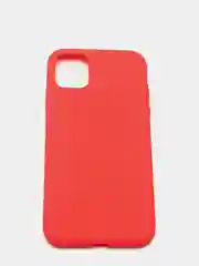Красный силиконовый чехол на iPhone 11 Pro Max