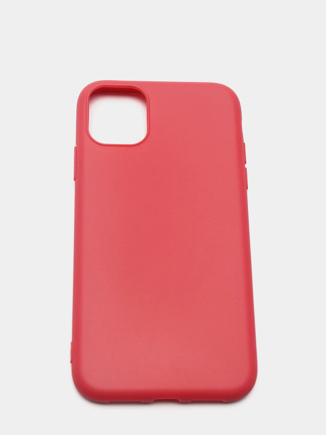 Багровый силиконовый чехол на iPhone 11 Pro Max