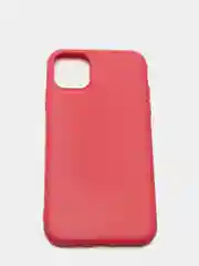 Багровый силиконовый чехол на iPhone 11 Pro Max