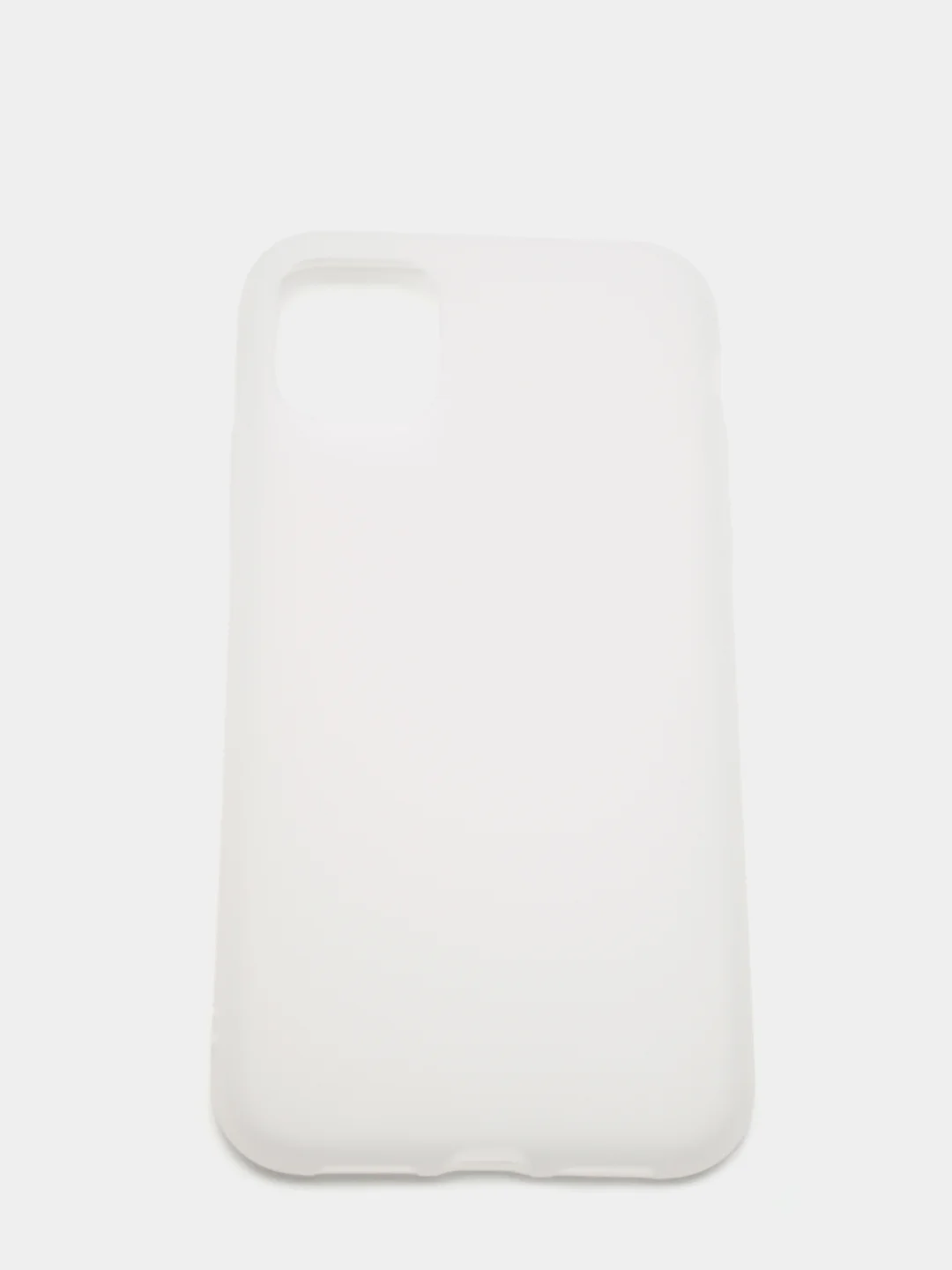 Белый силиконовый чехол на iPhone 11 Pro Max