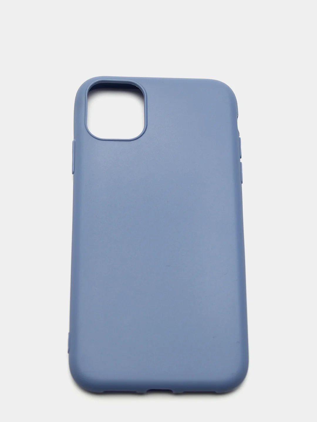 Синий меланж силиконовый чехол на iPhone 12 Mini