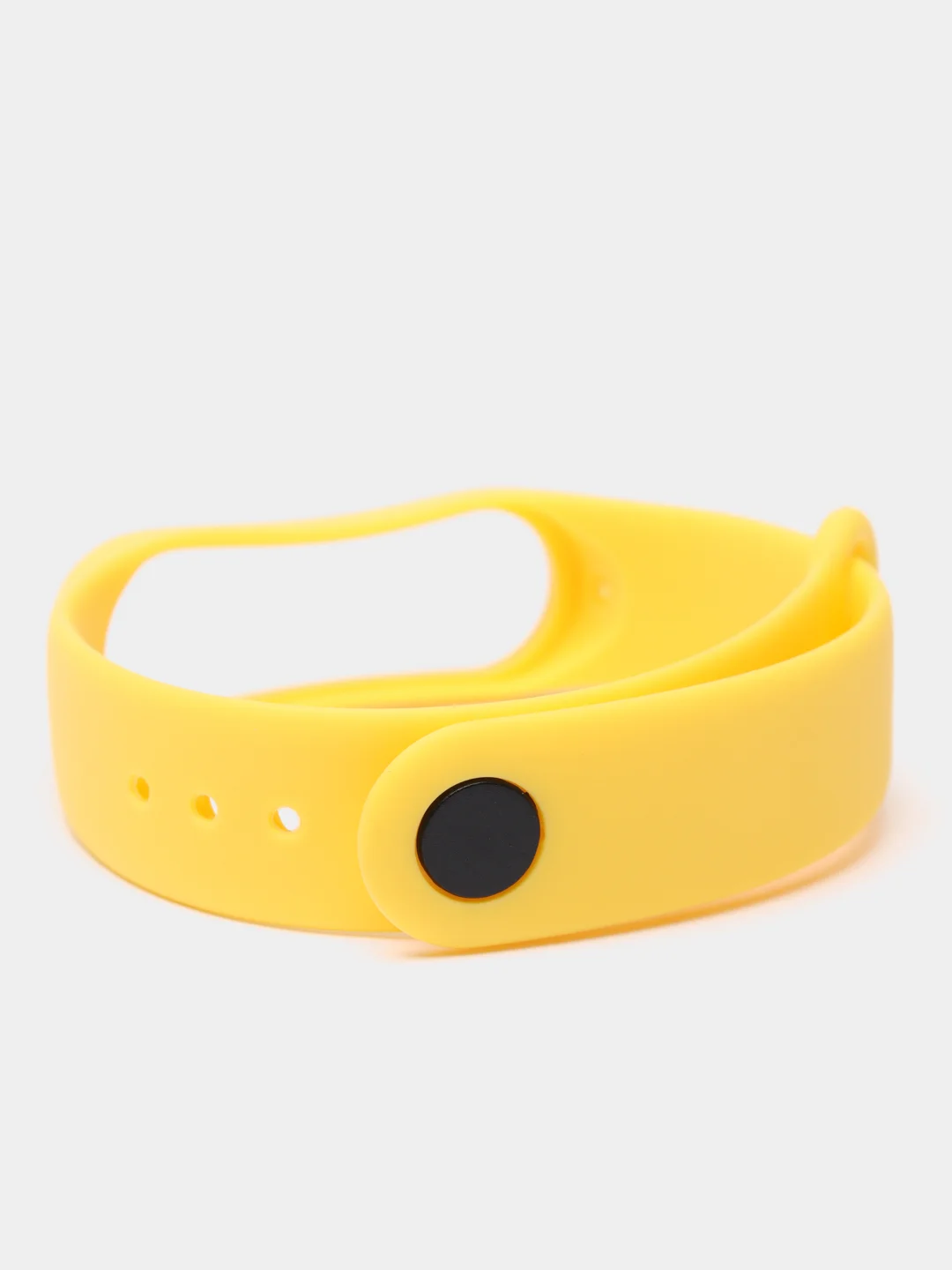 Желтый силиконовый ремешок Xiaomi Mi Band 3 и Band 4