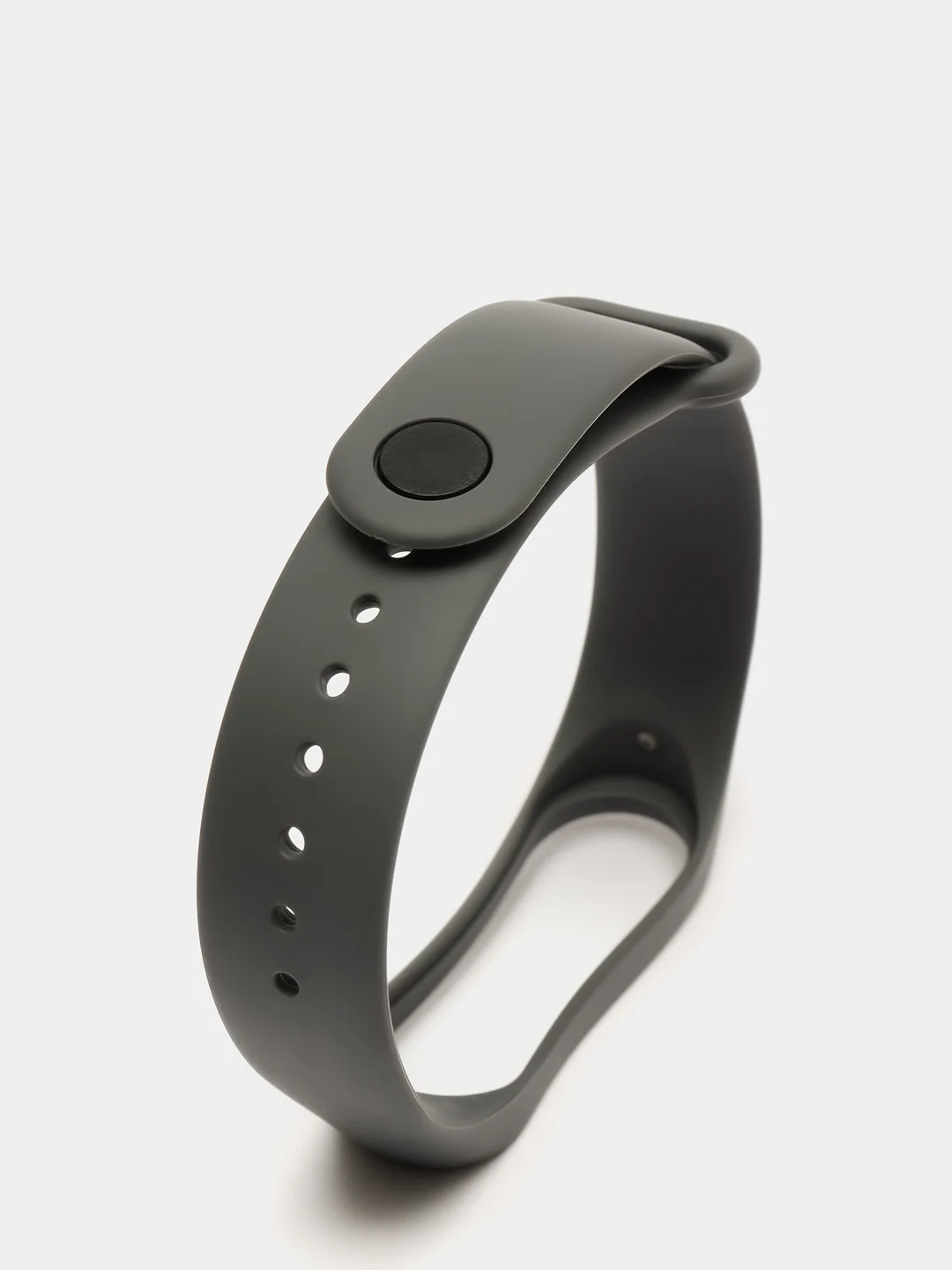 Серый силиконовый ремешок Xiaomi Mi Band 3 и Band 4