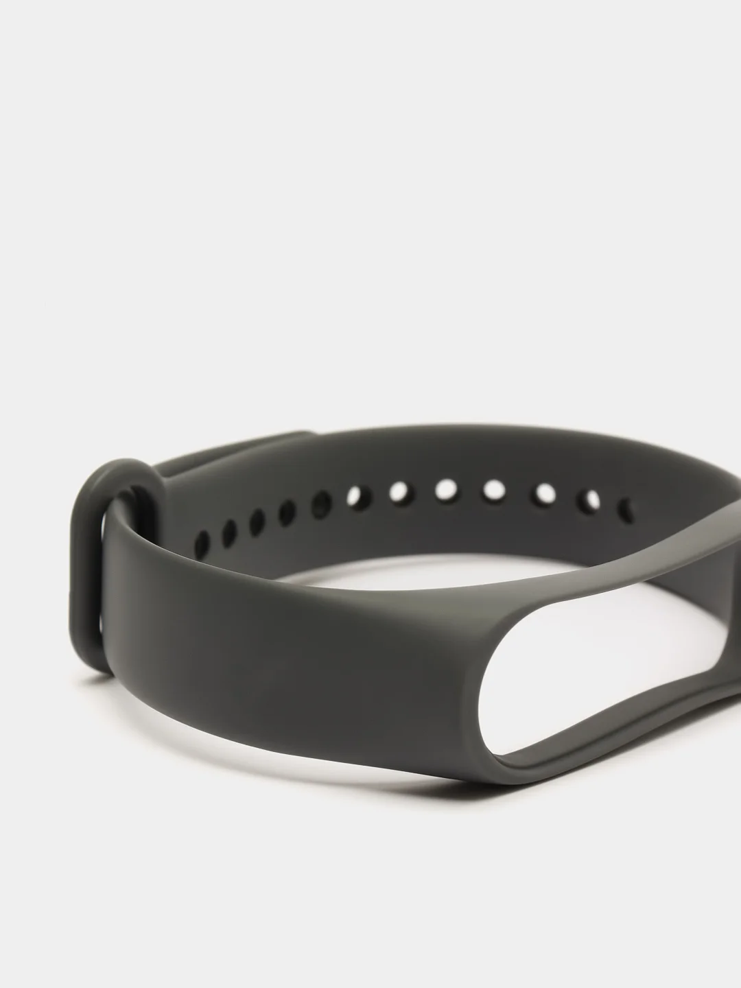 Серый силиконовый ремешок Xiaomi Mi Band 3 и Band 4