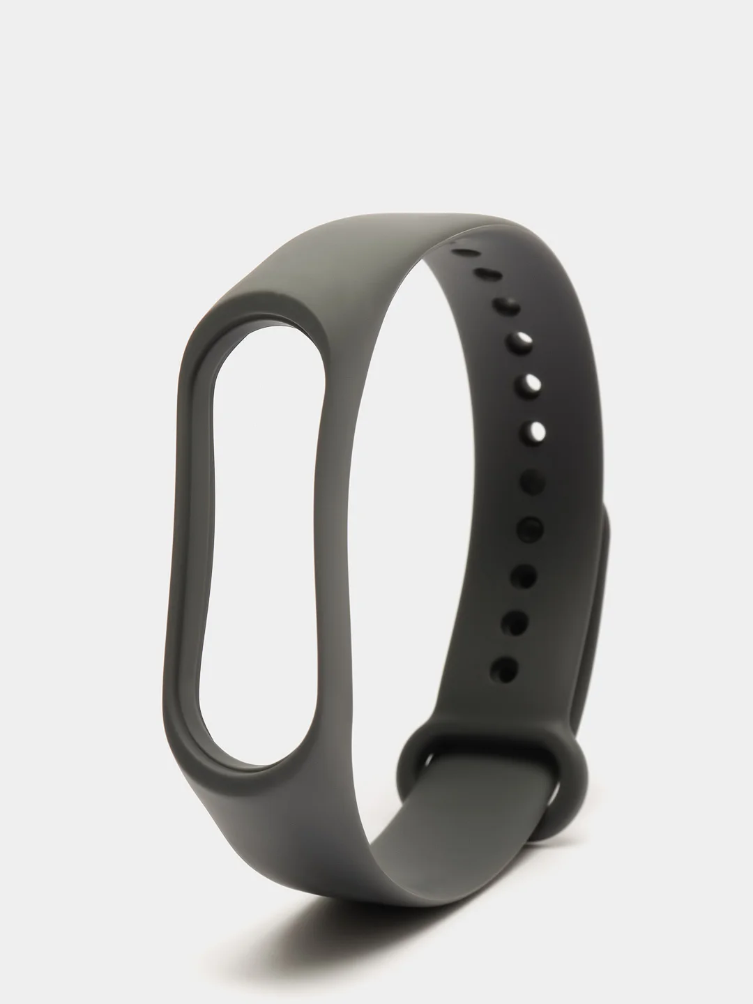 Серый силиконовый ремешок Xiaomi Mi Band 3 и Band 4
