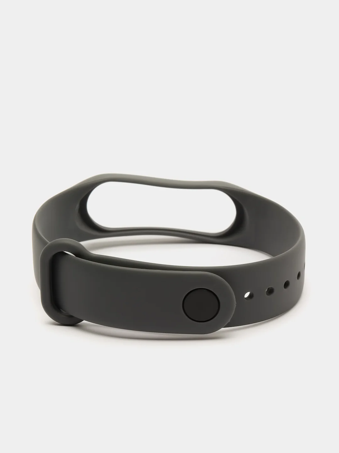 Серый силиконовый ремешок Xiaomi Mi Band 3 и Band 4