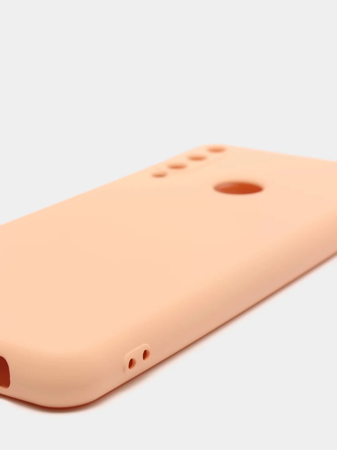Бежевый чехол Huawei Y6P (Хуавей У6П), силиконовый, цветной, матовый, с подкладом из микрофибры