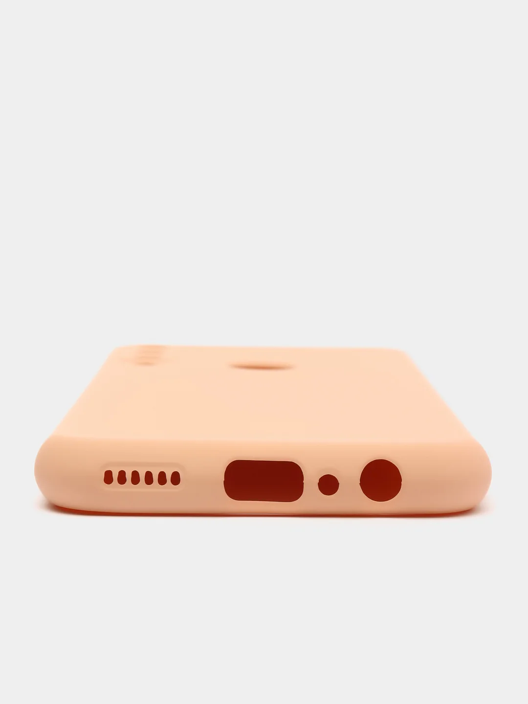 Бежевый чехол Huawei Y6P (Хуавей У6П), силиконовый, цветной, матовый, с подкладом из микрофибры