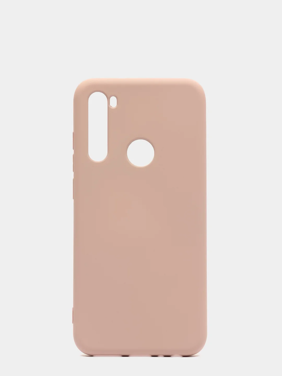 Бежевый меланж чехол Xiaomi Redmi Note 8T, Сяоми Редми Нот 8Т силиконовый, с закрытым низом