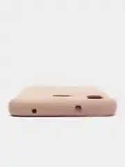 Бежевый меланж чехол Xiaomi Redmi Note 8T, Сяоми Редми Нот 8Т силиконовый, с закрытым низом