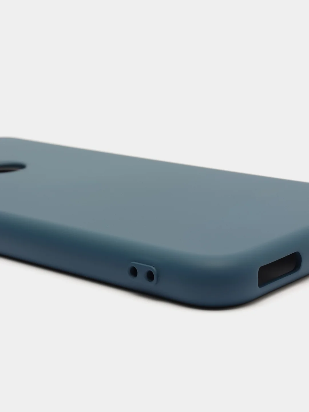 Темно-синий чехол Xiaomi Redmi Note 8T, Сяоми Редми Нот 8Т силиконовый, с закрытым низом