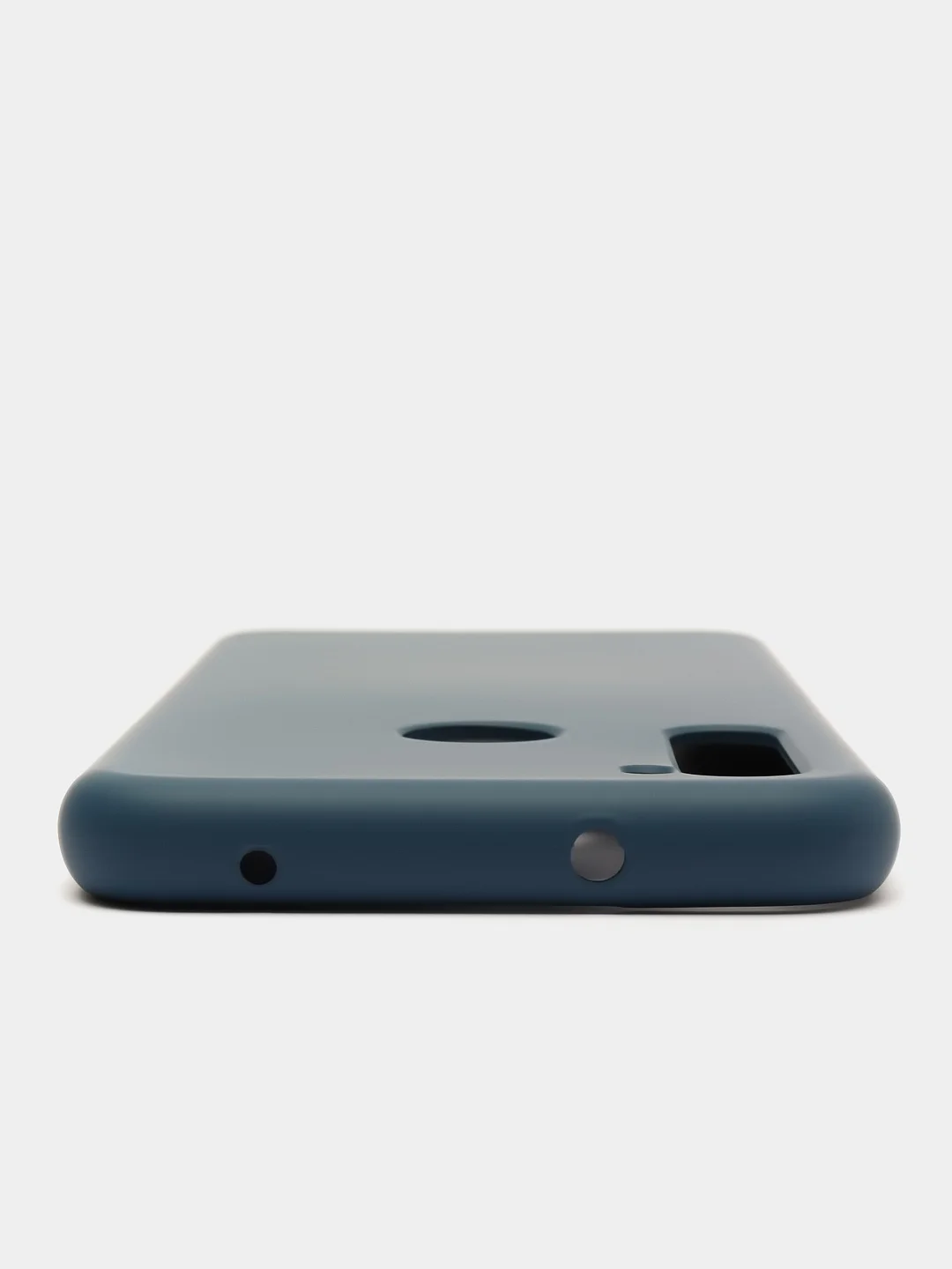 Темно-синий чехол Xiaomi Redmi Note 8T, Сяоми Редми Нот 8Т силиконовый, с закрытым низом