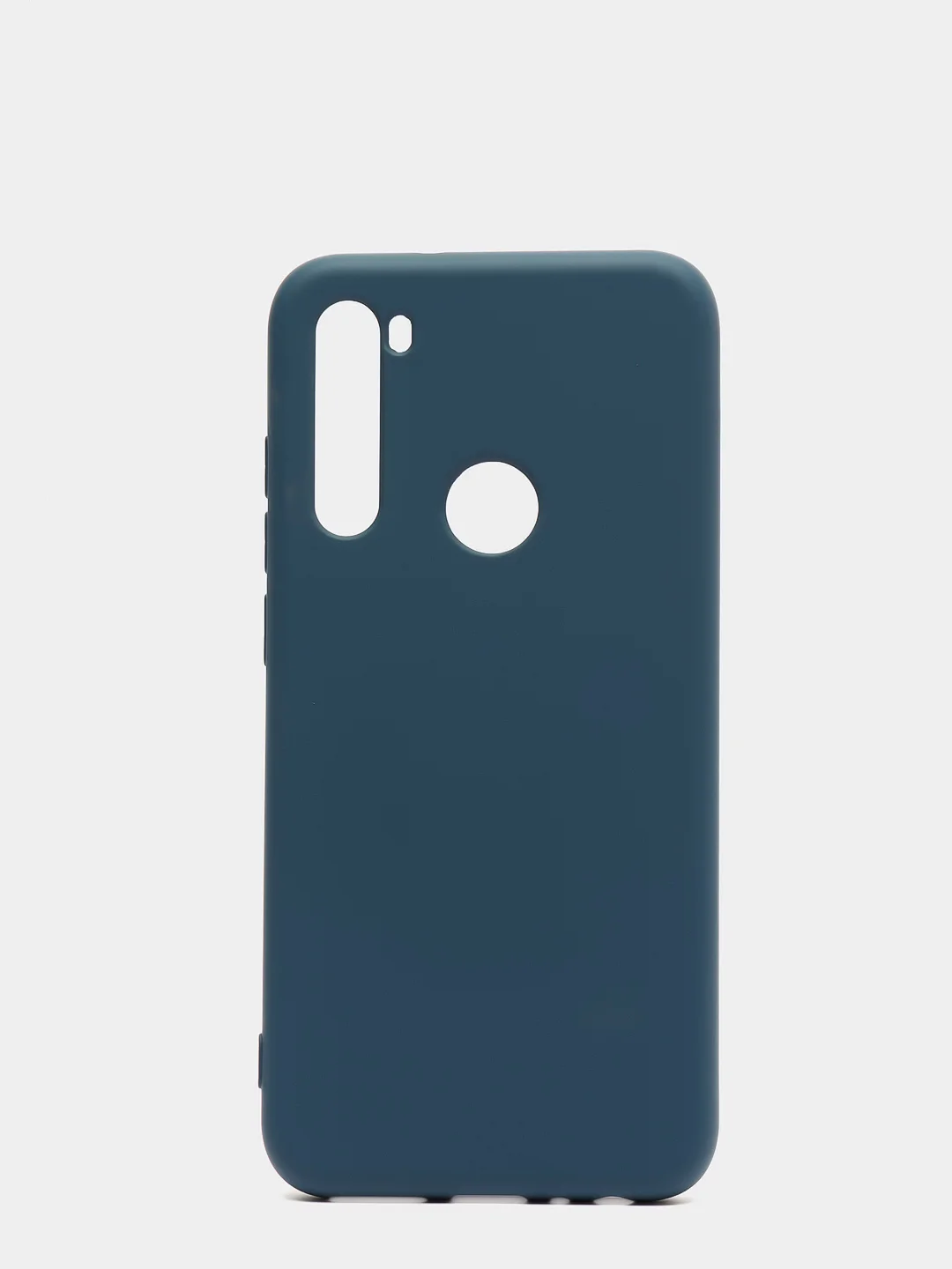 Темно-синий чехол Xiaomi Redmi Note 8T, Сяоми Редми Нот 8Т силиконовый, с закрытым низом
